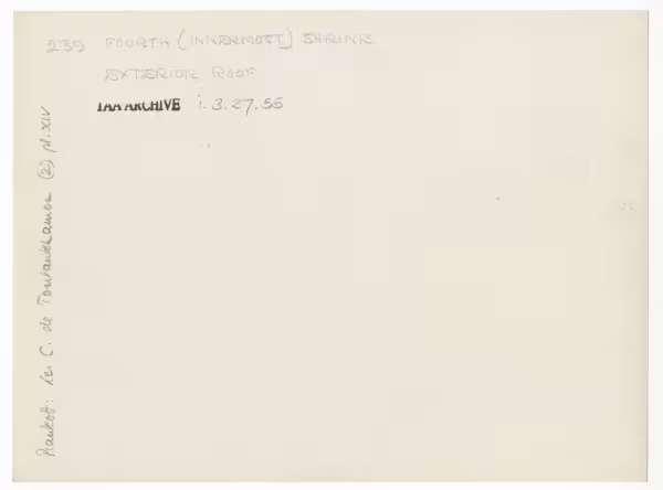 Handwritten notes on paper