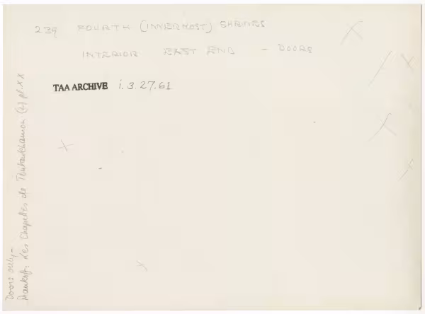 Handwritten notes on paper