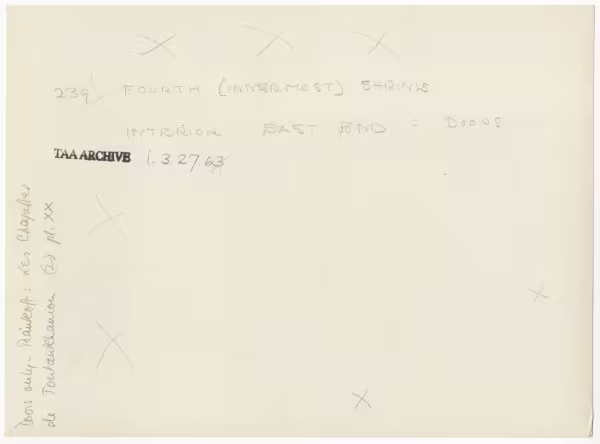 Handwritten notes on paper