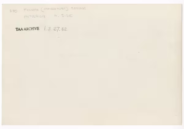 Handwritten notes on paper