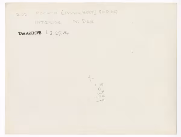 Handwritten notes on paper