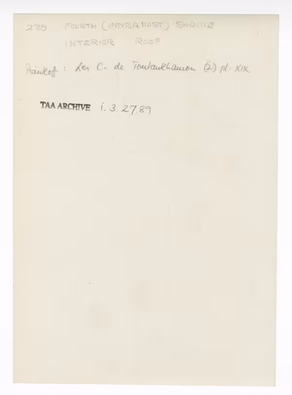 Handwritten notes on paper