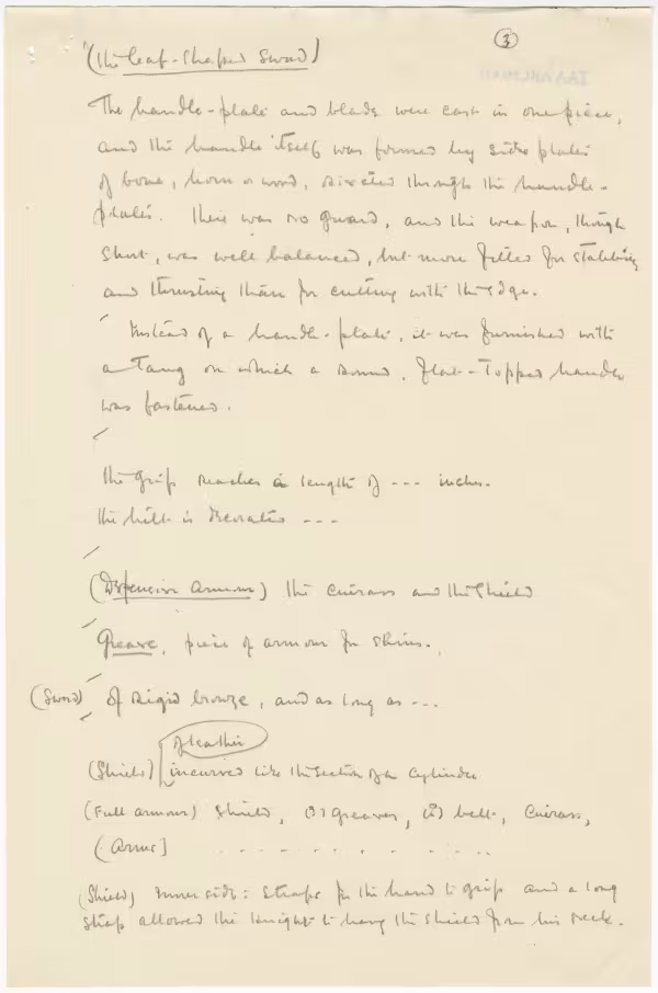 Handwritten notes on paper