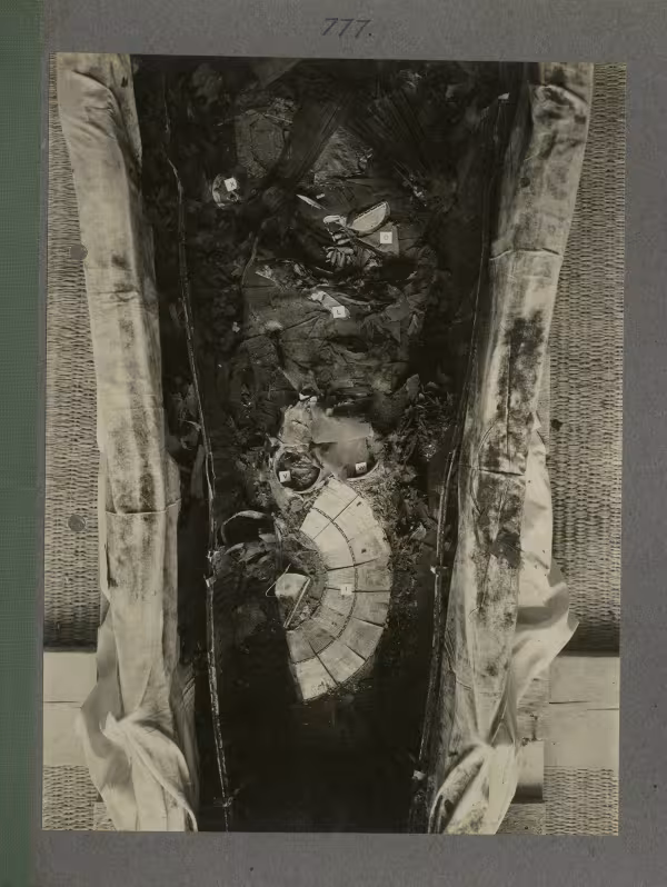 mummy in coffin