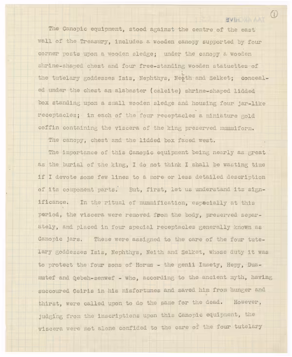 Typed notes on paper with annotations in pencil