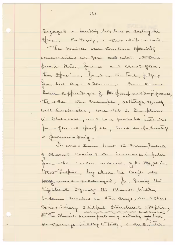 Handwritten notes on paper
