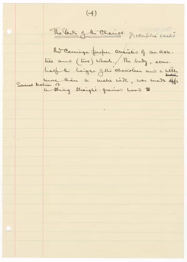 Handwritten notes on paper