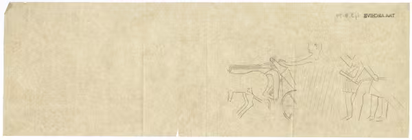 Tracing of relief scene