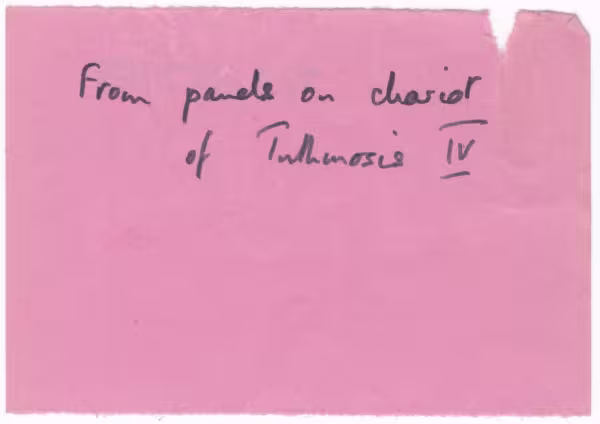 Handwritten notes on paper