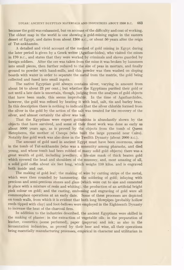 Typed lecture on paper