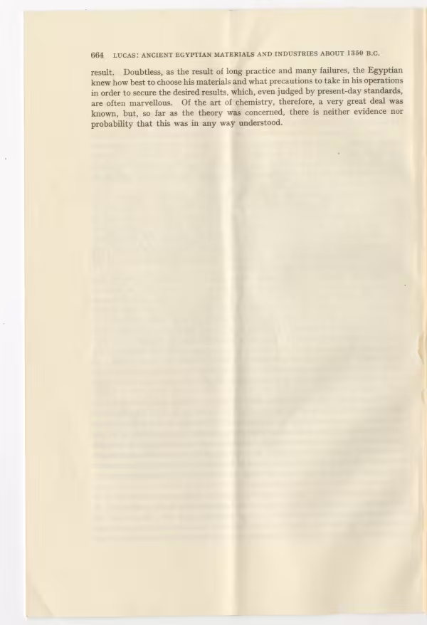 Typed lecture on paper