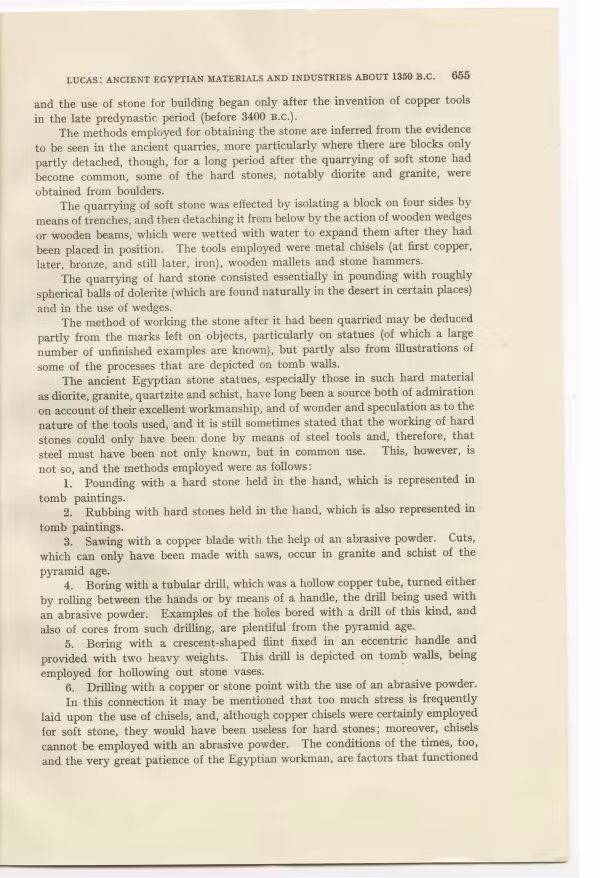 Typed lecture on paper