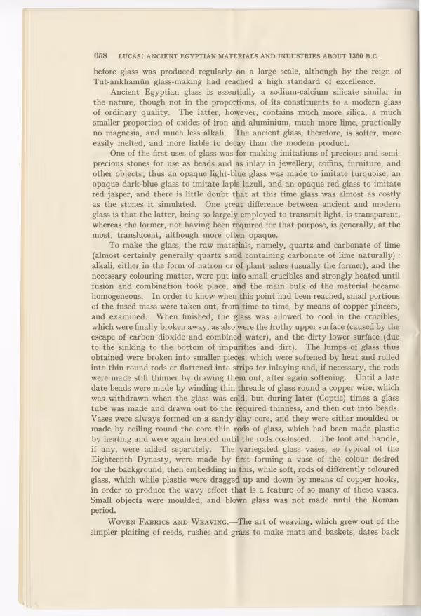 Typed lecture on paper
