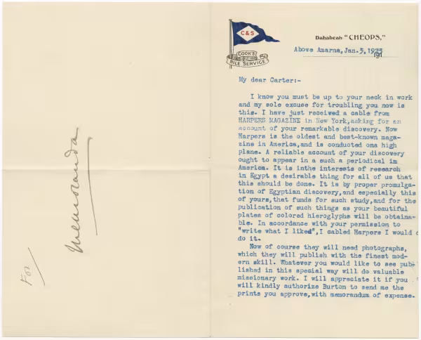 Typed notes on paper