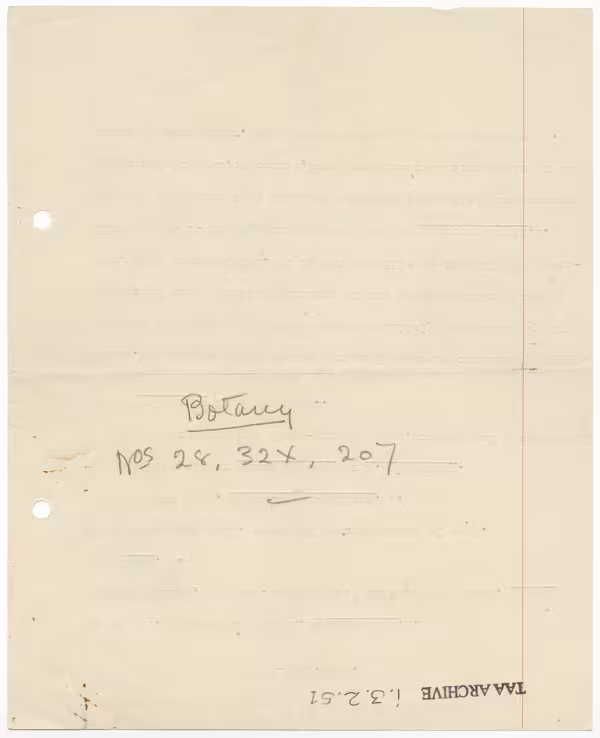 Handwritten notes on paper