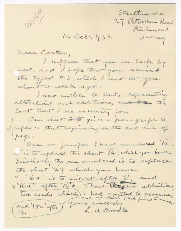 Handwritten notes on paper