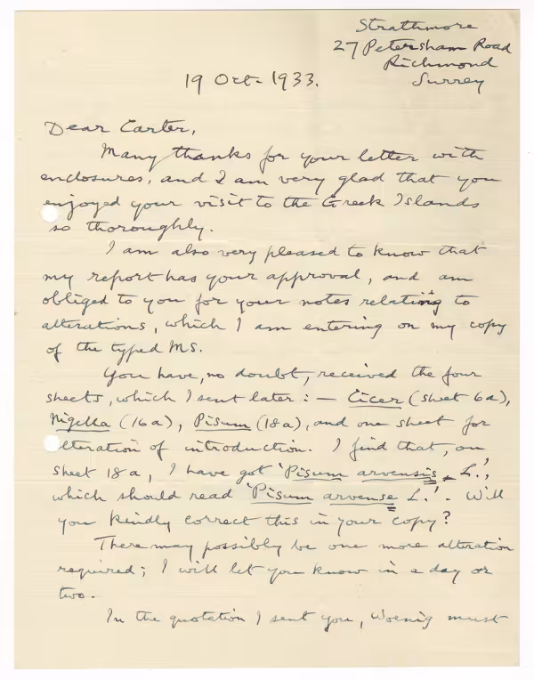 Handwritten notes on paper