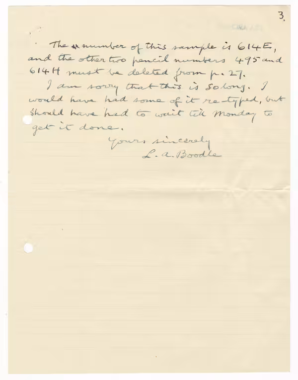 Handwritten notes on paper