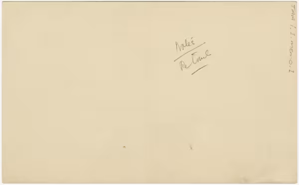 Handwritten notes on paper