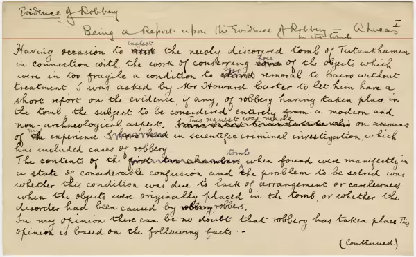 Handwritten notes on paper