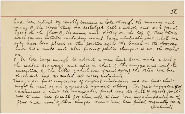 Handwritten notes on paper