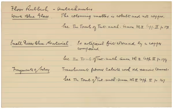 Handwritten notes on paper