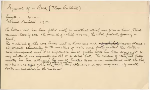 Handwritten notes on paper