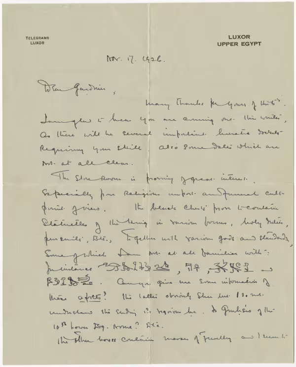 Handwritten notes on paper