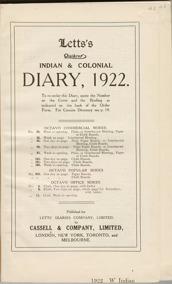 Printed text