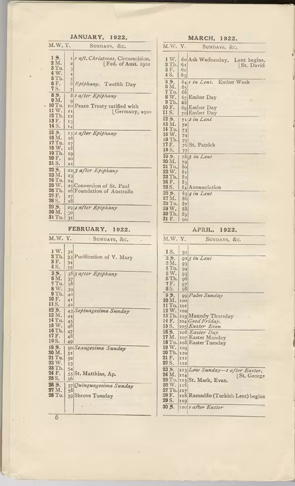 Printed text