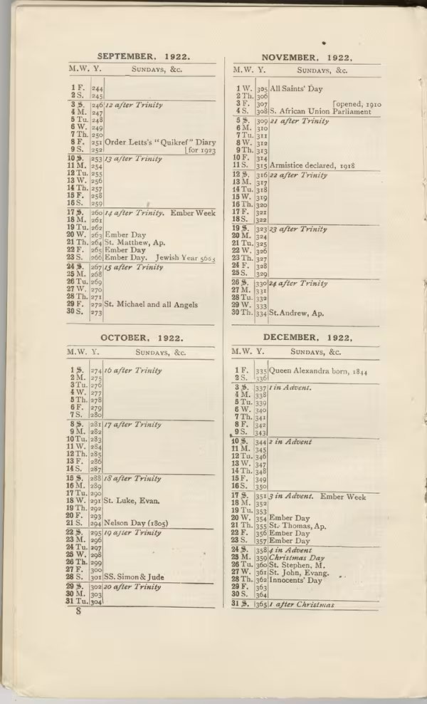 Printed text