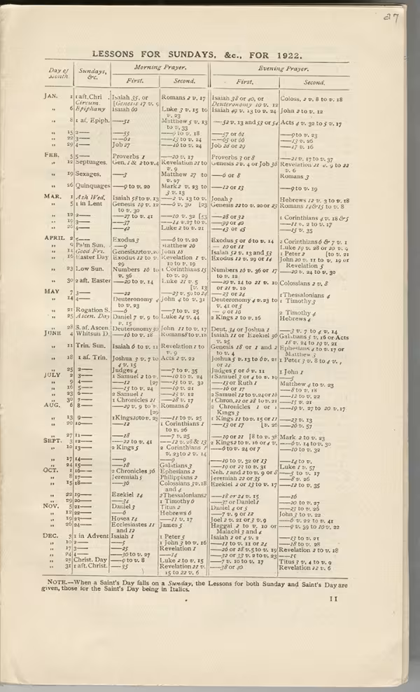 Printed text
