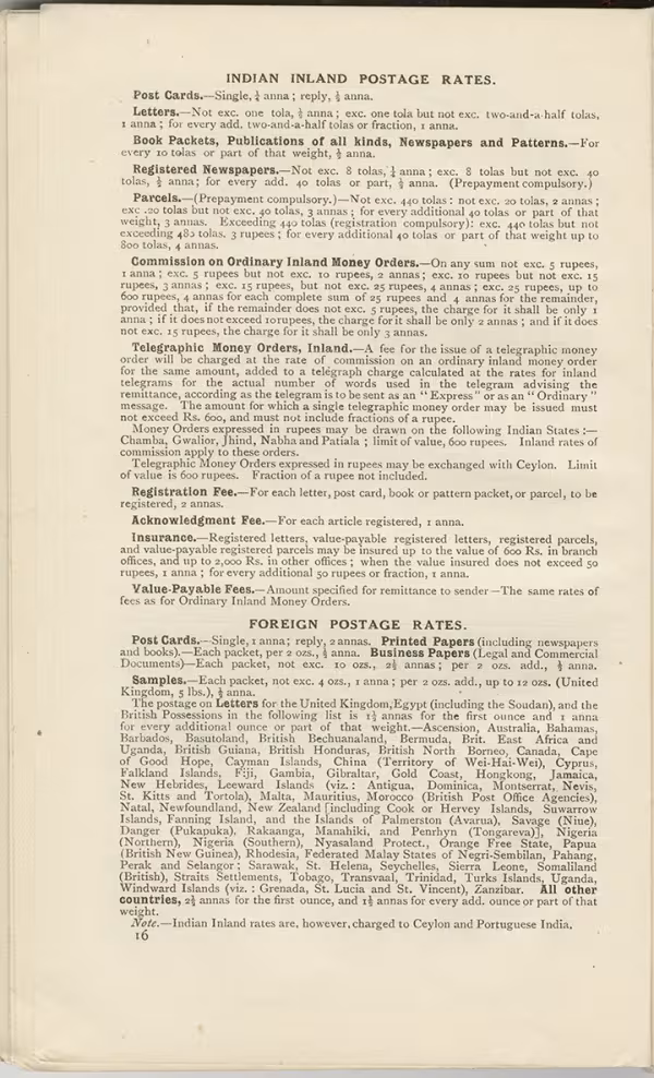 Printed text