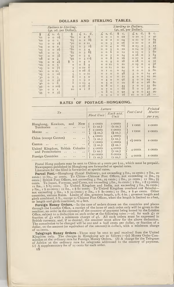 Printed text