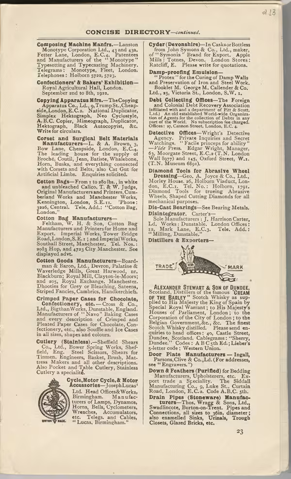 Printed text