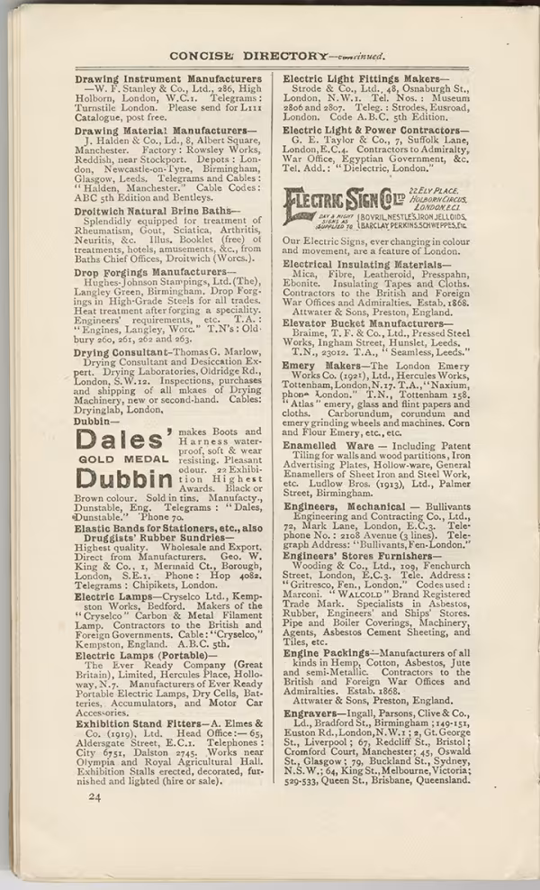 Printed text
