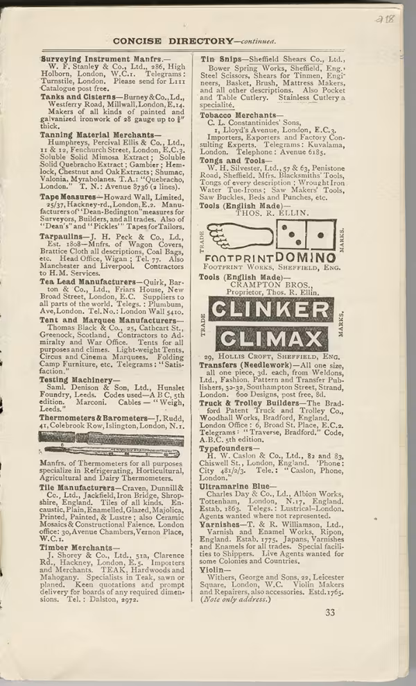 Printed text