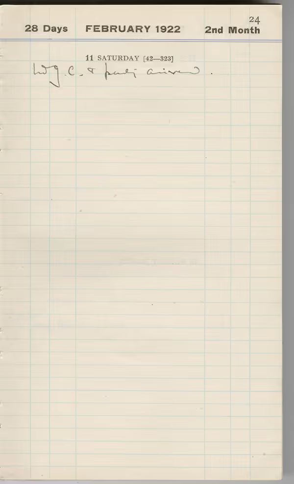 Handwritten notes on paper