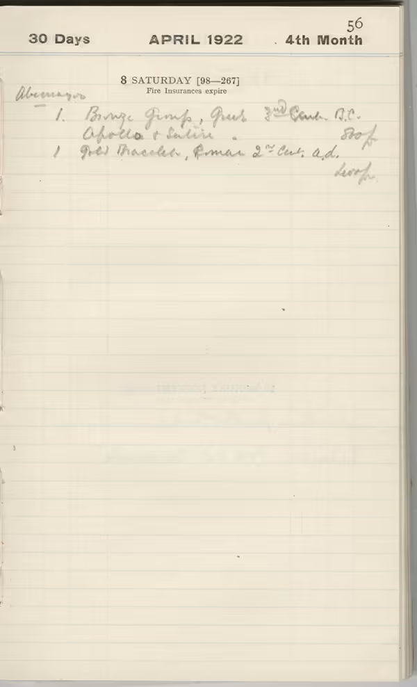Handwritten notes on paper