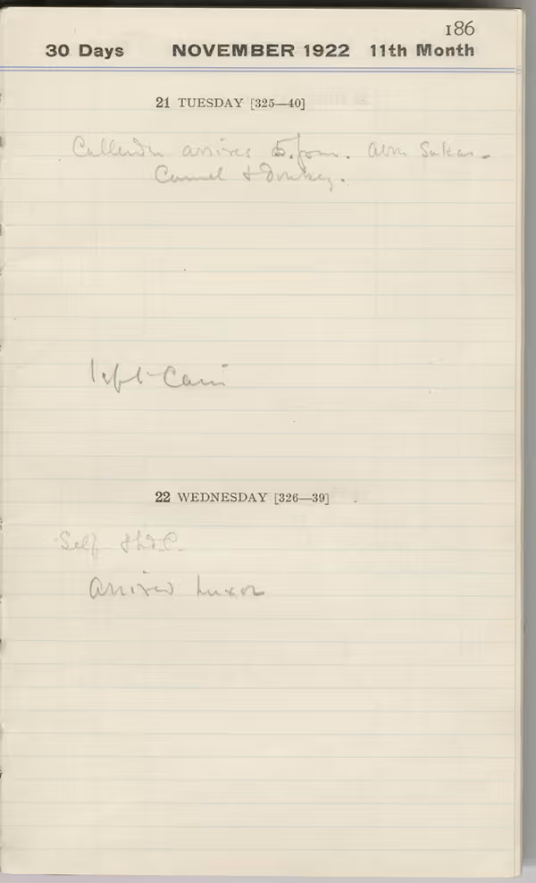 Handwritten notes on paper