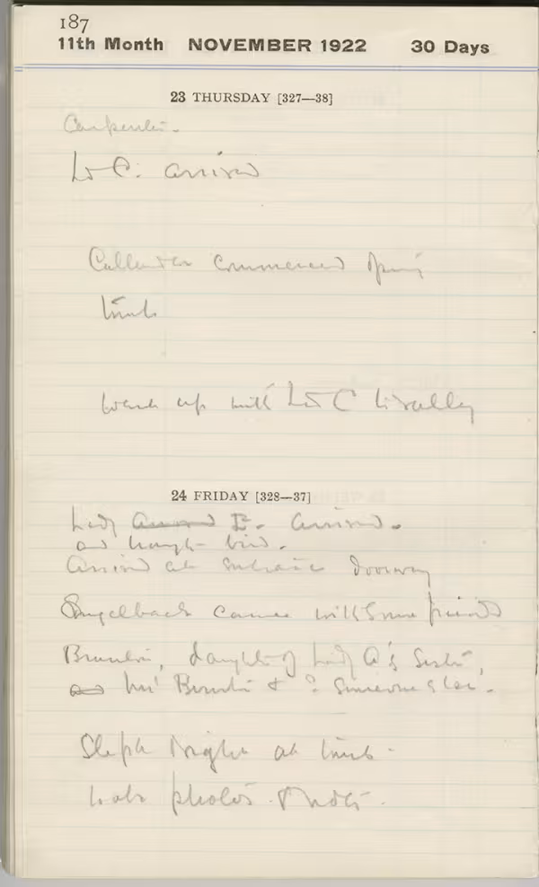 Handwritten notes on paper