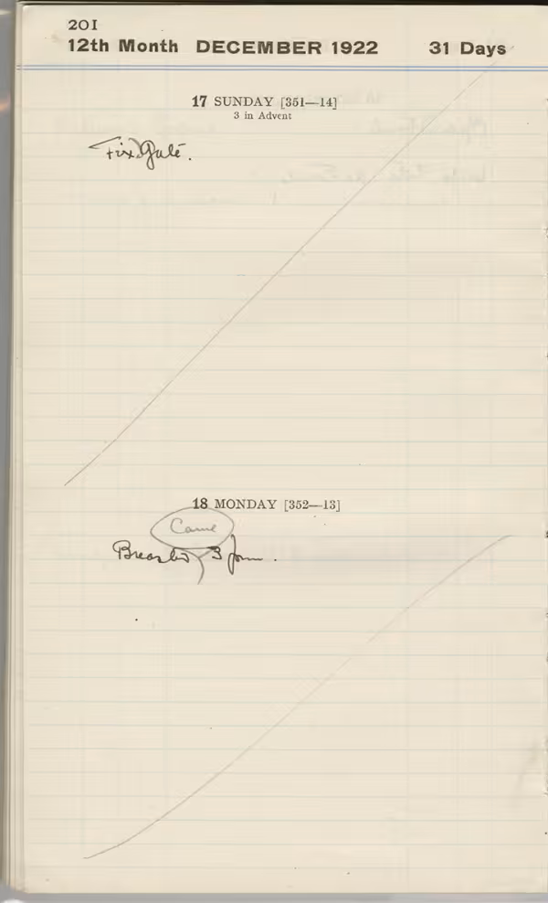 Handwritten notes on paper