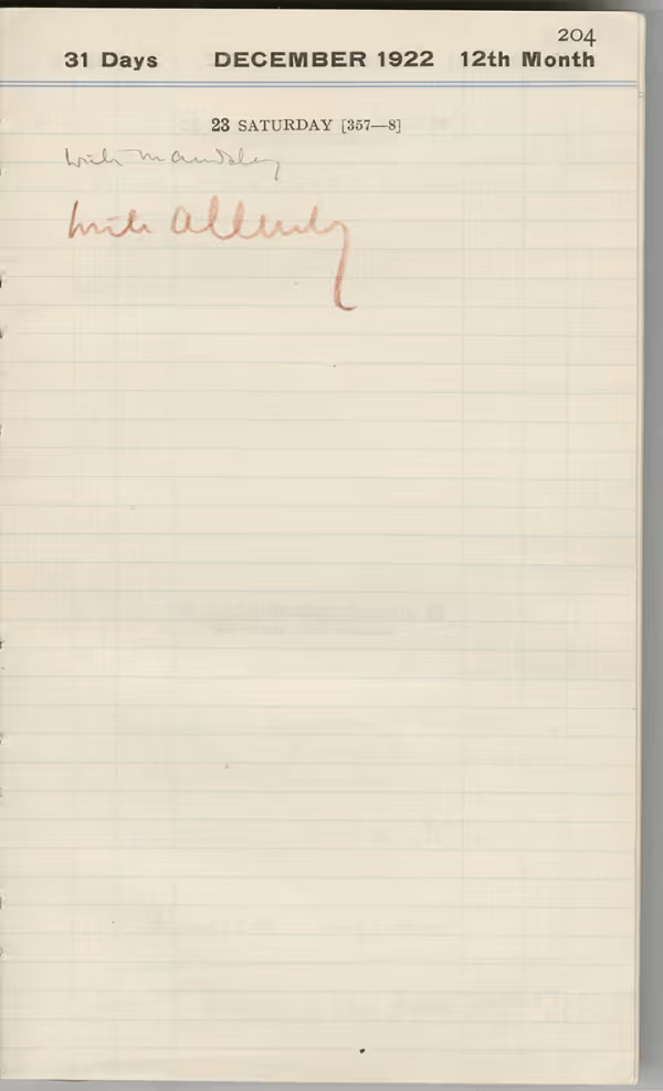 Handwritten notes on paper