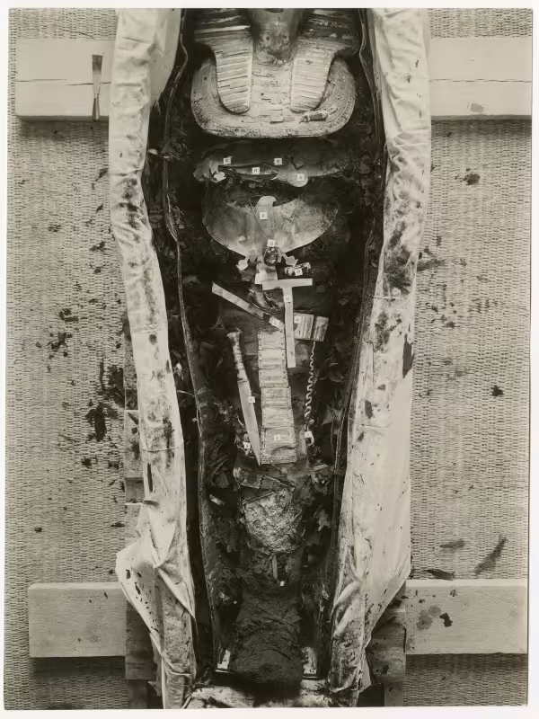 body in coffin