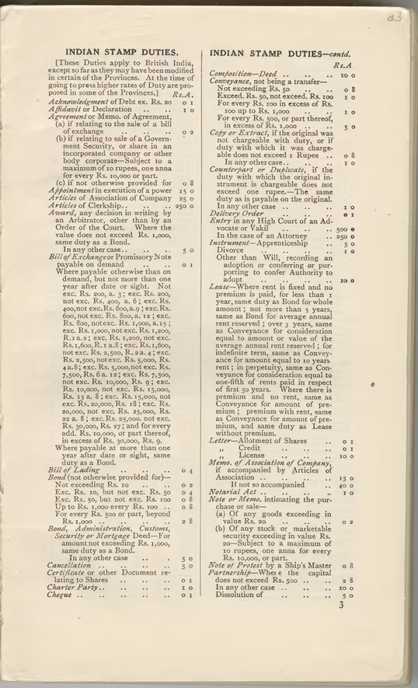 Printed text