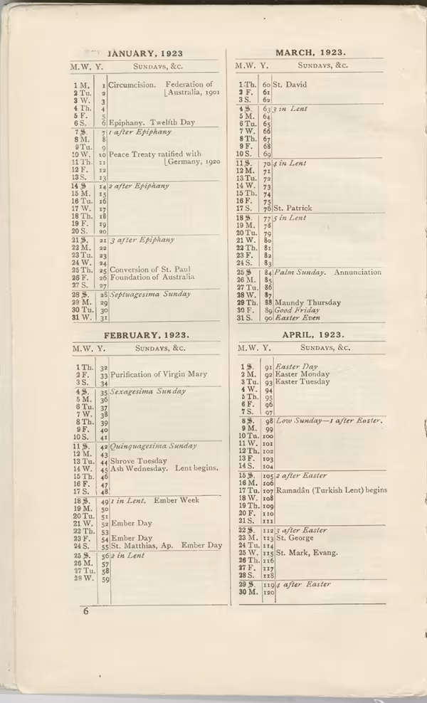 Printed text