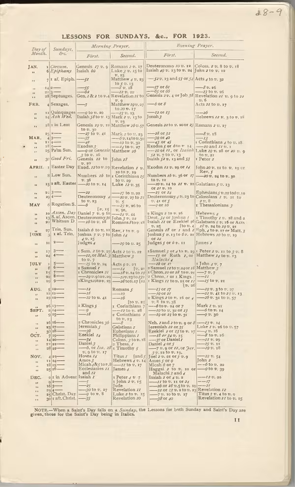 Printed text