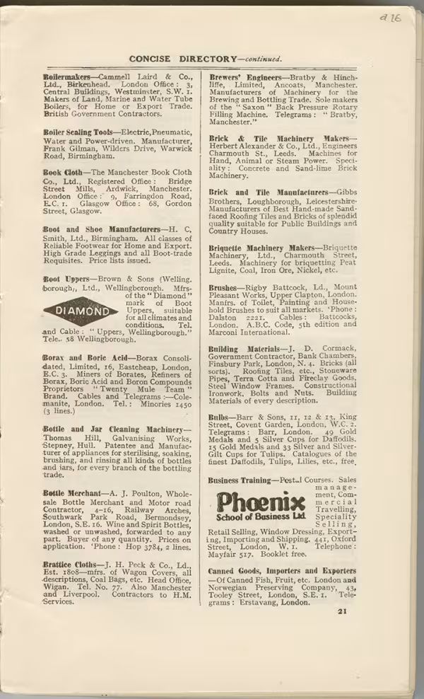 Printed text