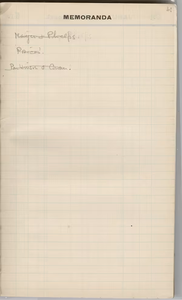 Handwritten notes on paper