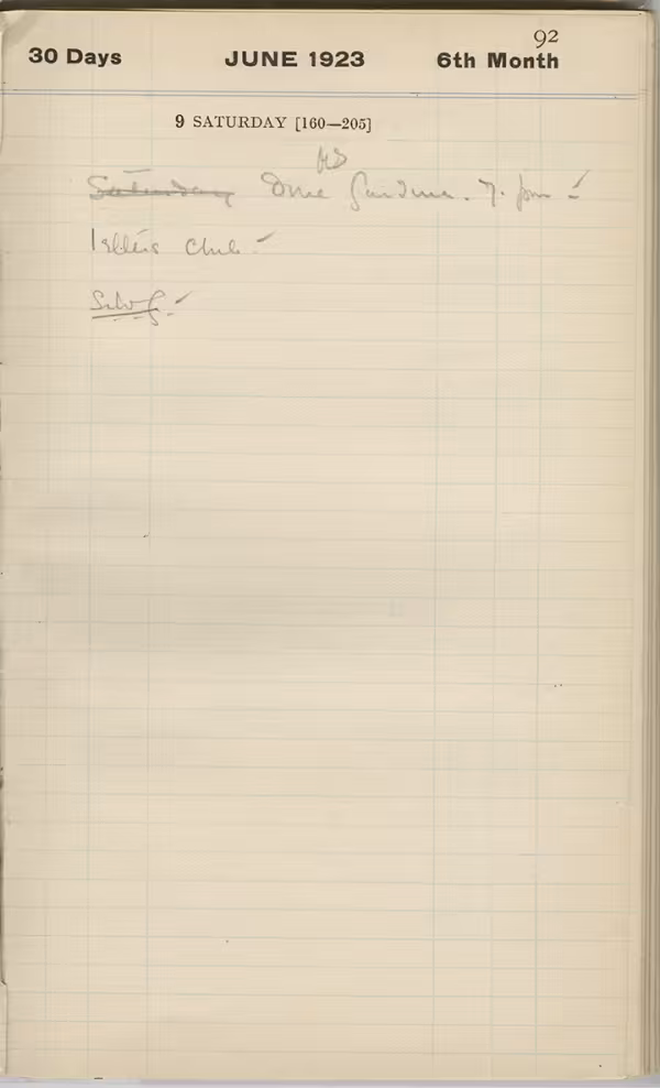 Handwritten notes on paper